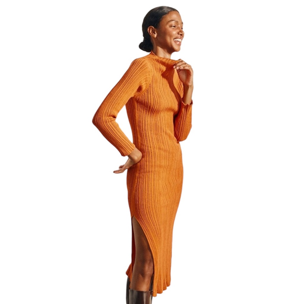 ALOHAS - Donna Dress in Clementine Orange